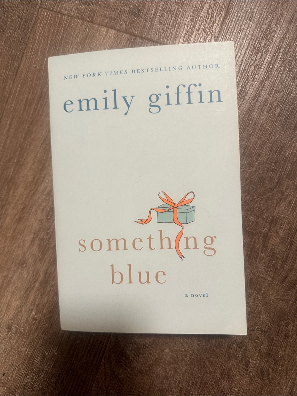 Emily Giffin "Something Blue" Paperback - White with Blue & Orange